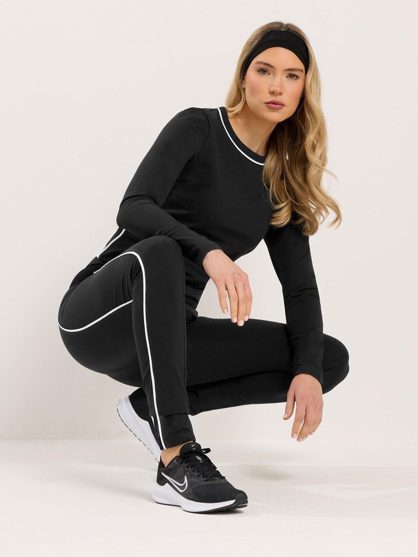 Image 1 of 6 of Long Tall Sally Tall Active Piped Leggings