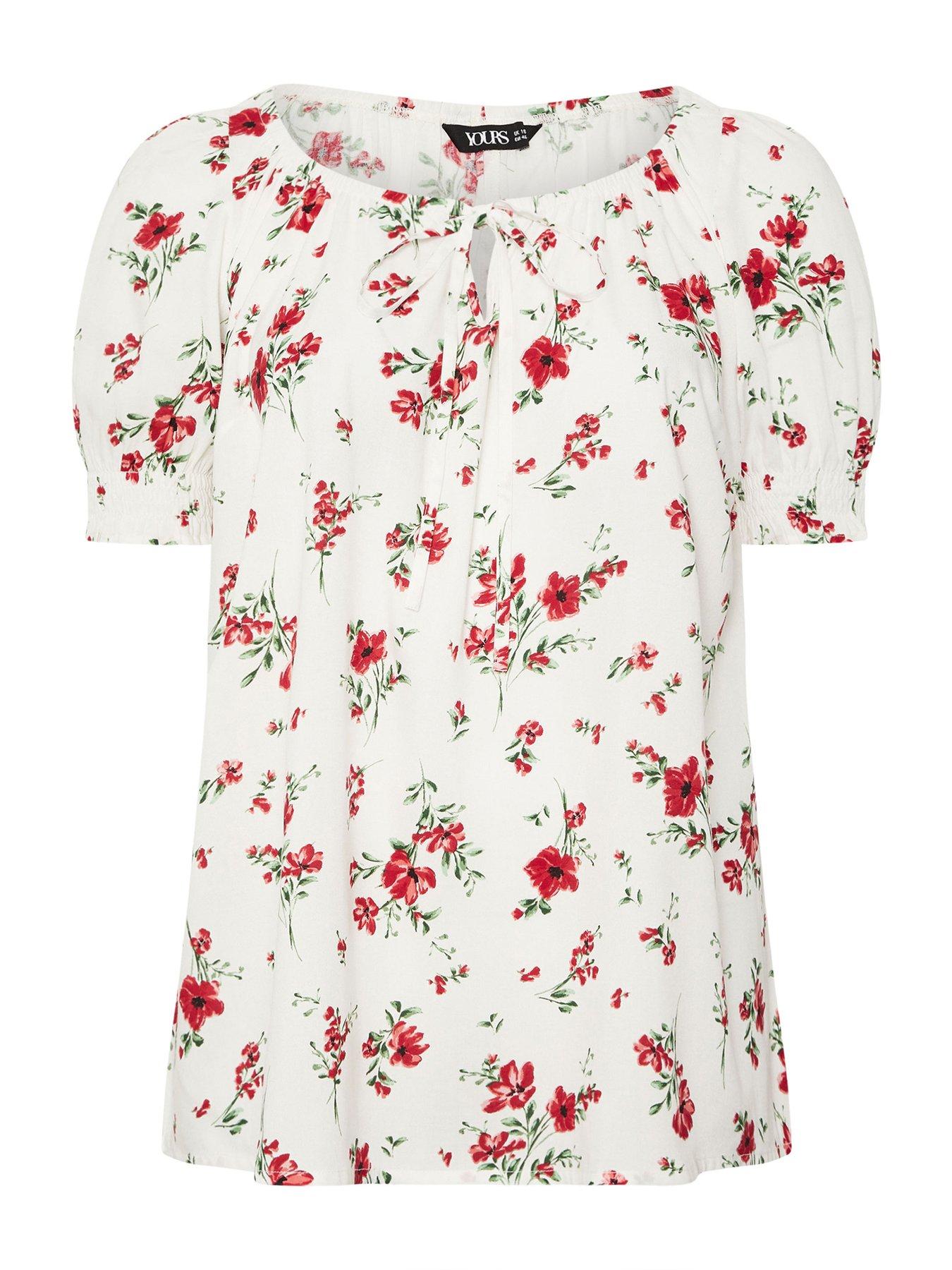 Image 5 of 5 of Yours Curve Floral Gypsy Top