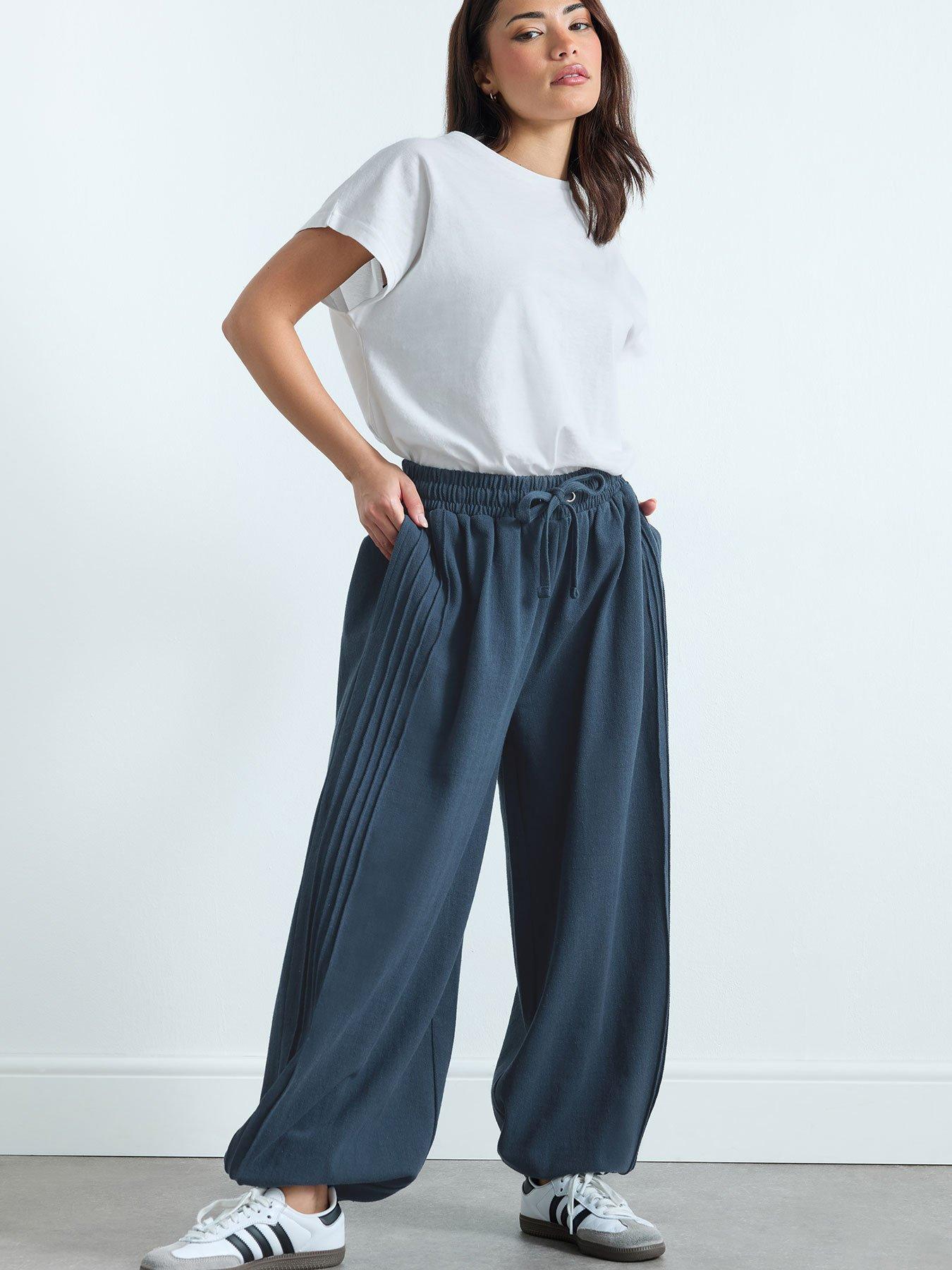 PixieGirl Petite Herringbone Balloon Jogger
