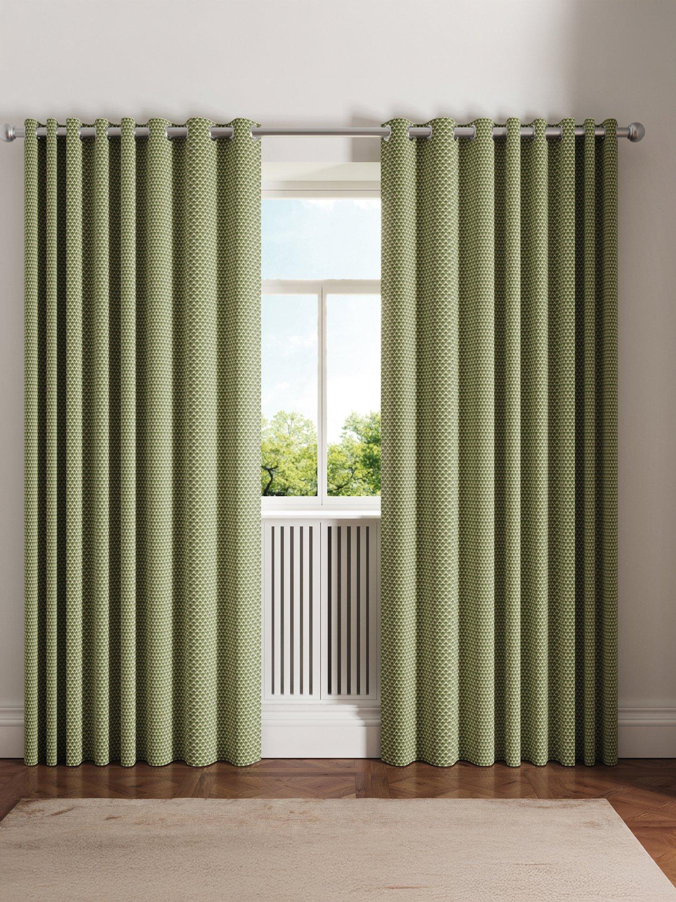 Ted Baker Palm Geo Lined Curtains
