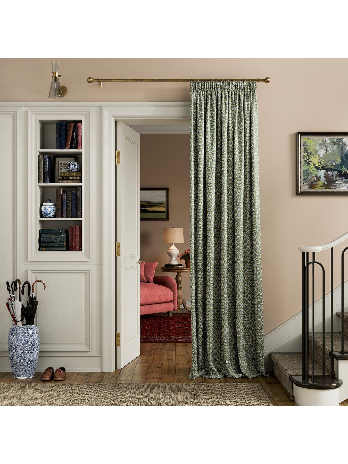 Image 3 of 5 of Joules Floral Foulard Lined Curtains