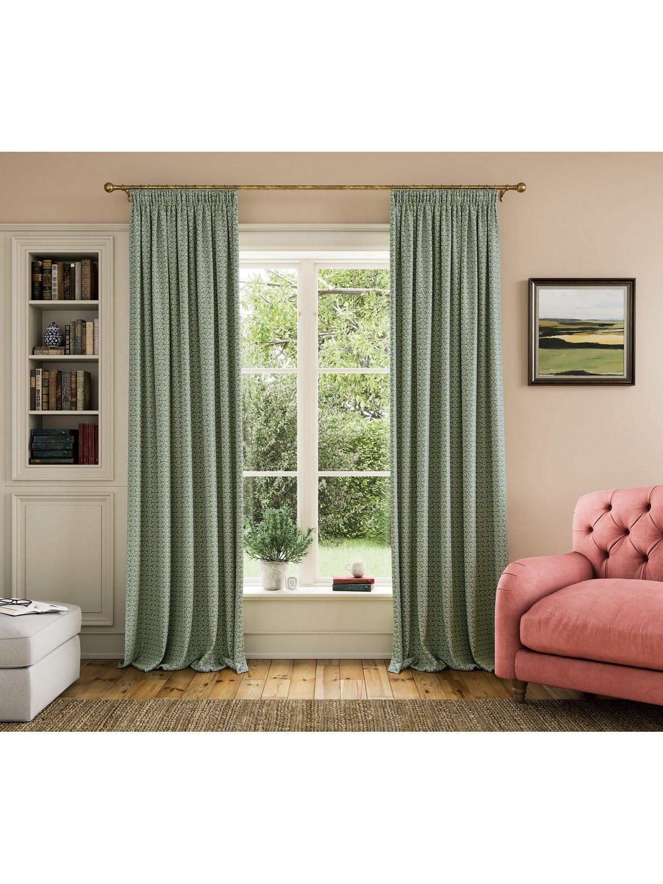 Image 5 of 5 of Joules Floral Foulard Lined Curtains