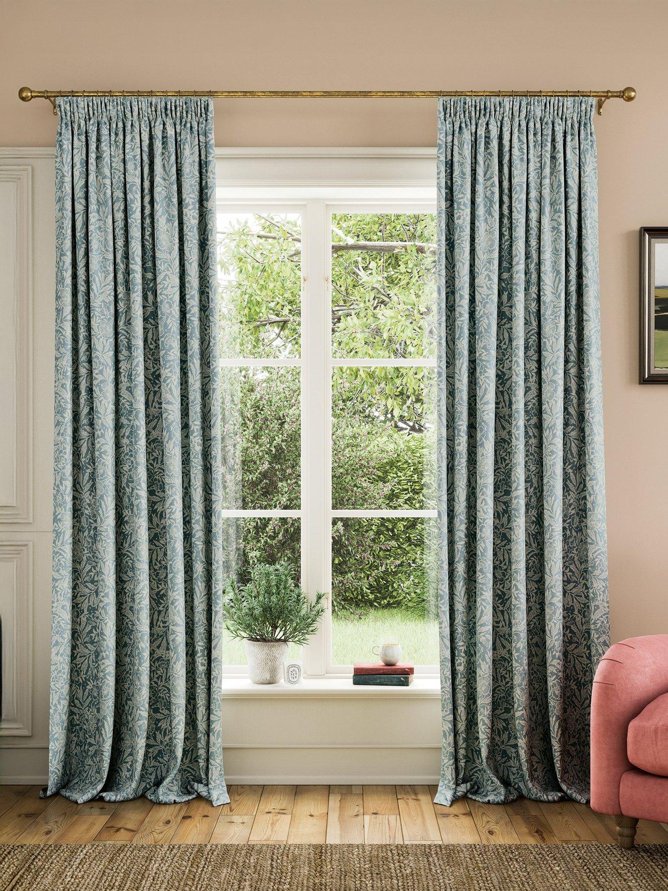 Image 1 of 7 of Joules Twilight Ditsy Lined Curtains