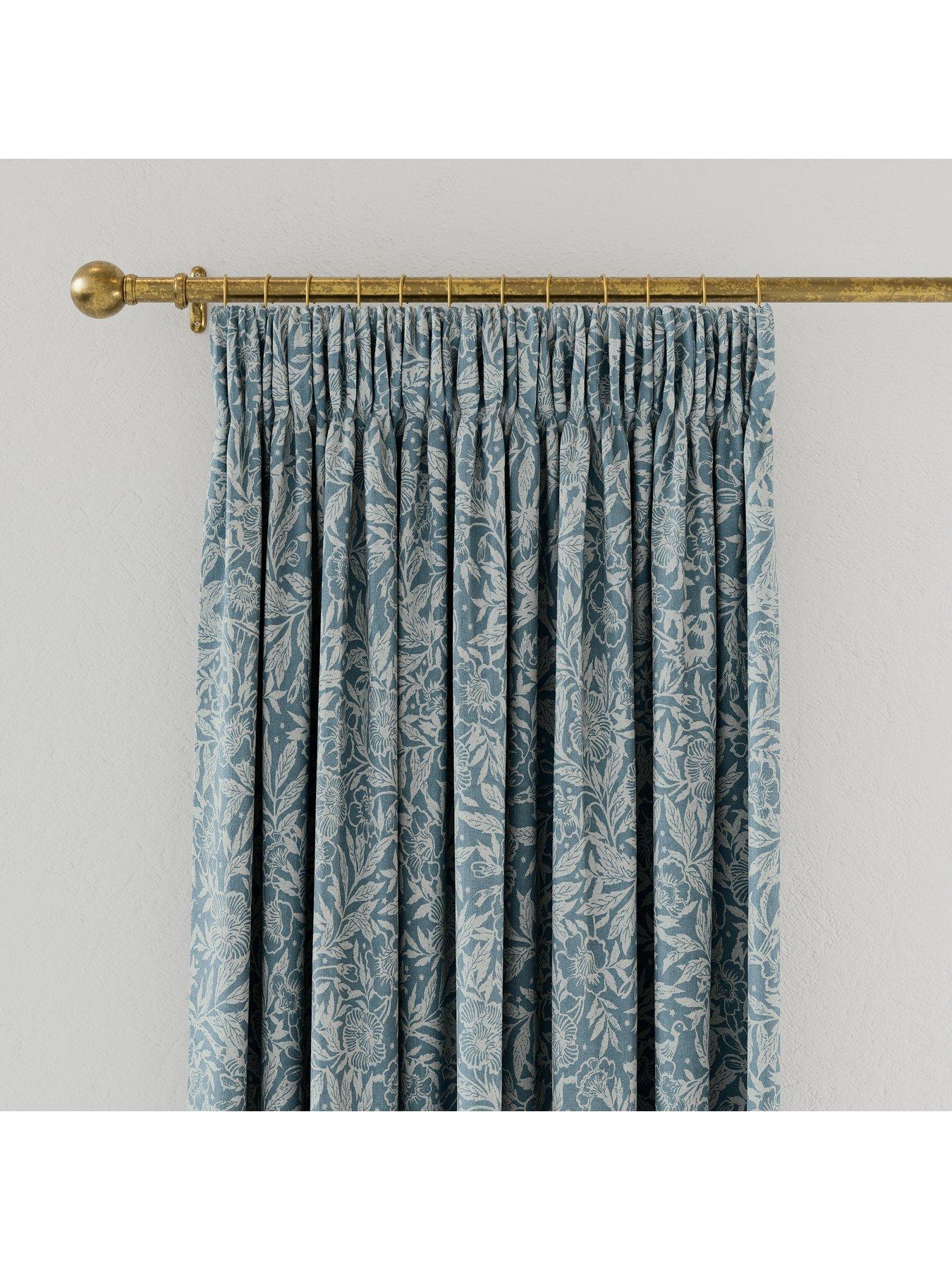 Image 2 of 7 of Joules Twilight Ditsy Lined Curtains