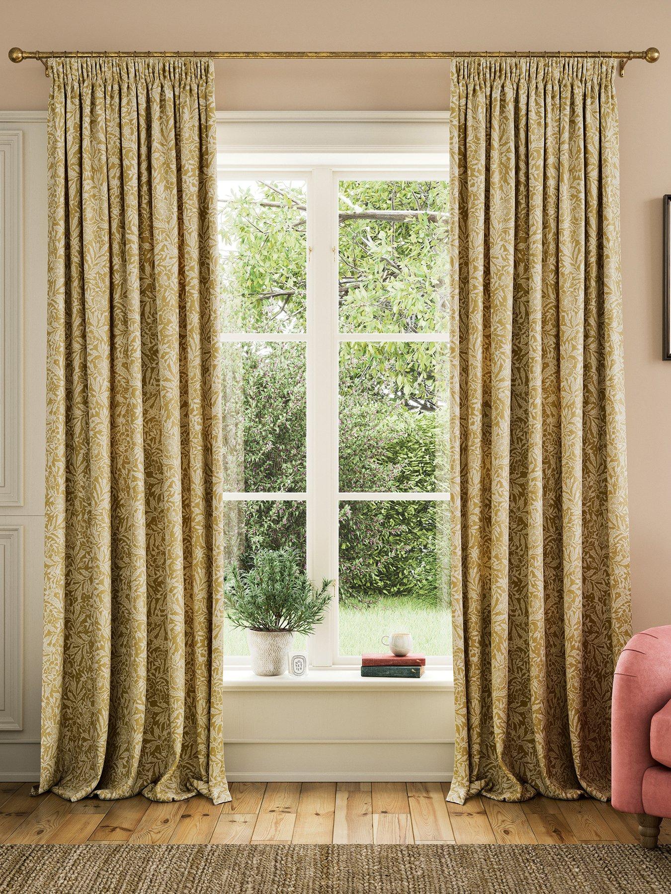 Joules Twilight Ditsy Lined Curtains