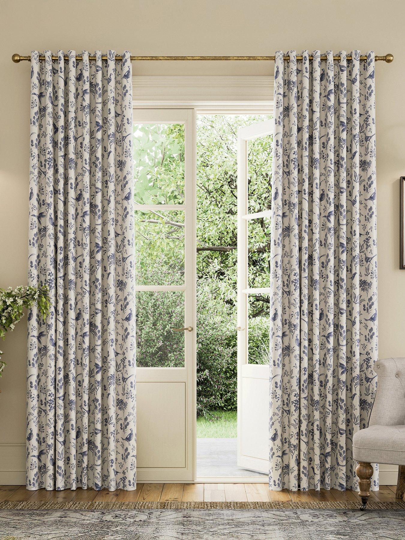 Image 1 of 6 of Joules Festival Pheasants Curtains