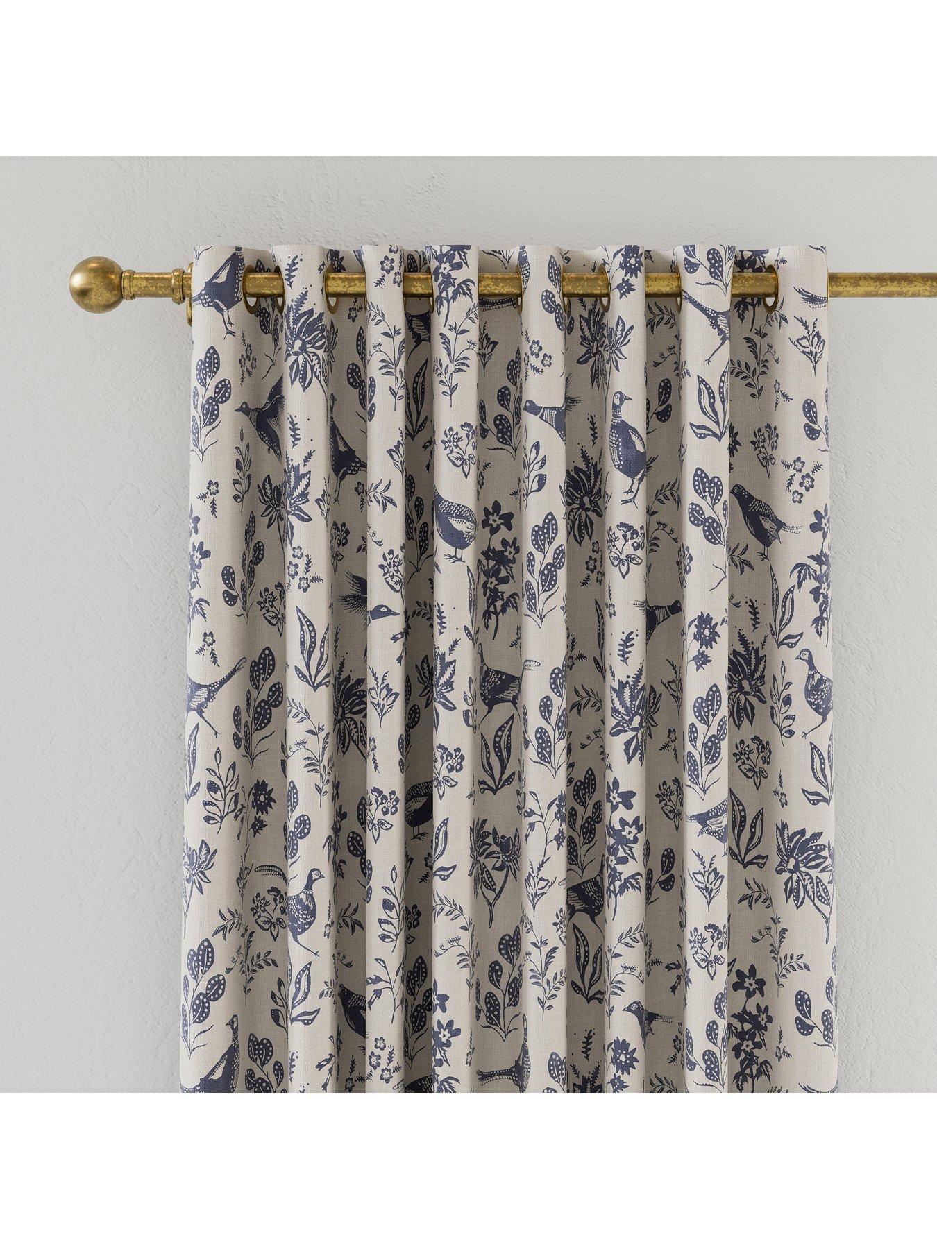Image 2 of 6 of Joules Festival Pheasants Curtains