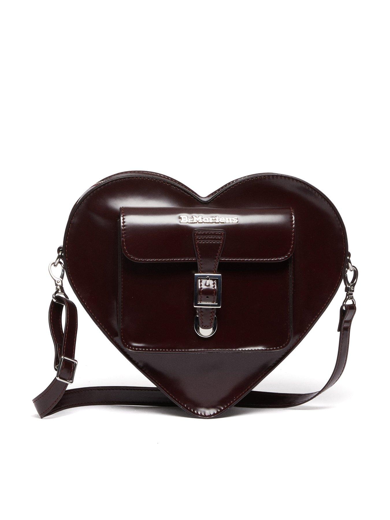 Dr Martens Heart Backpack Backpack Cherry Red Oxford Rub Off