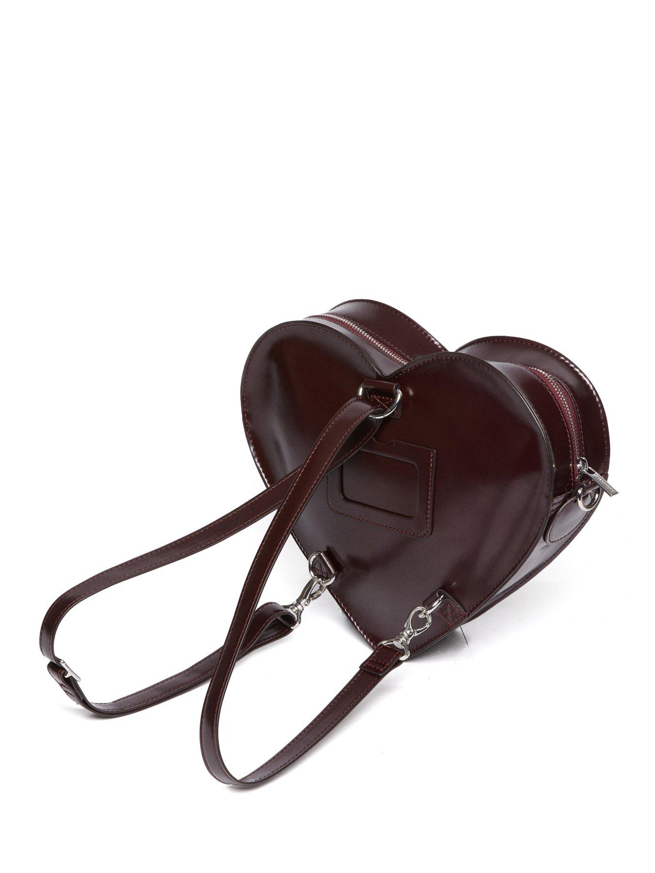 Image 3 of 7 of Dr Martens Heart Backpack Backpack Cherry Red Oxford Rub Off