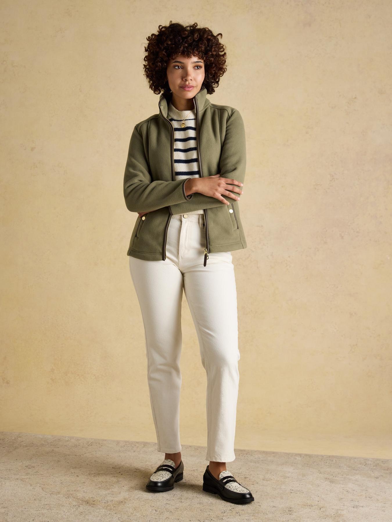  image of joules-heritage-full-zip-jacket-green
