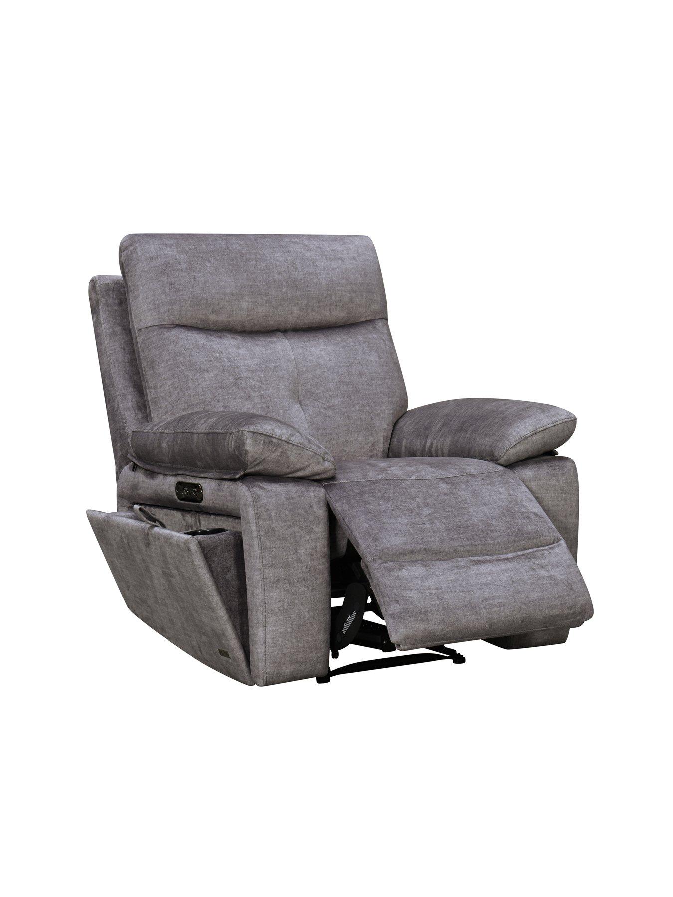 Image 4 of 7 of The Very Collection Ivana Fabric Recliner 3 Seater + Chair