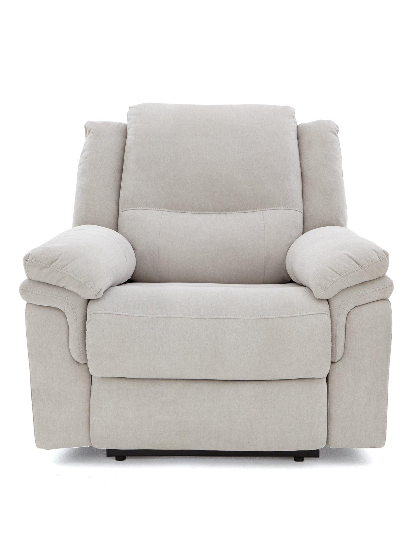 Image 4 of 6 of The Very Collection Albion Chenille 3 Seater High Back Manual Recliner Sofa and Armchair Set (Buy &amp; SAVE!) - FSC&reg; Certified