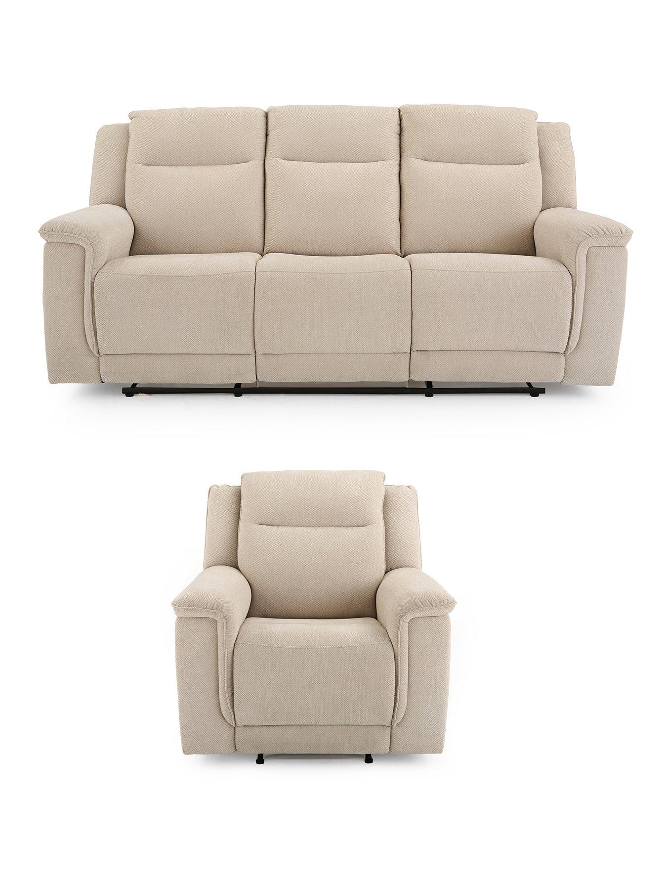 Image 2 of 7 of The Very Collection Sander Fabric 3 Seater Sofa + Armchair (Buy &amp; SAVE!) - FSC&reg; Certified