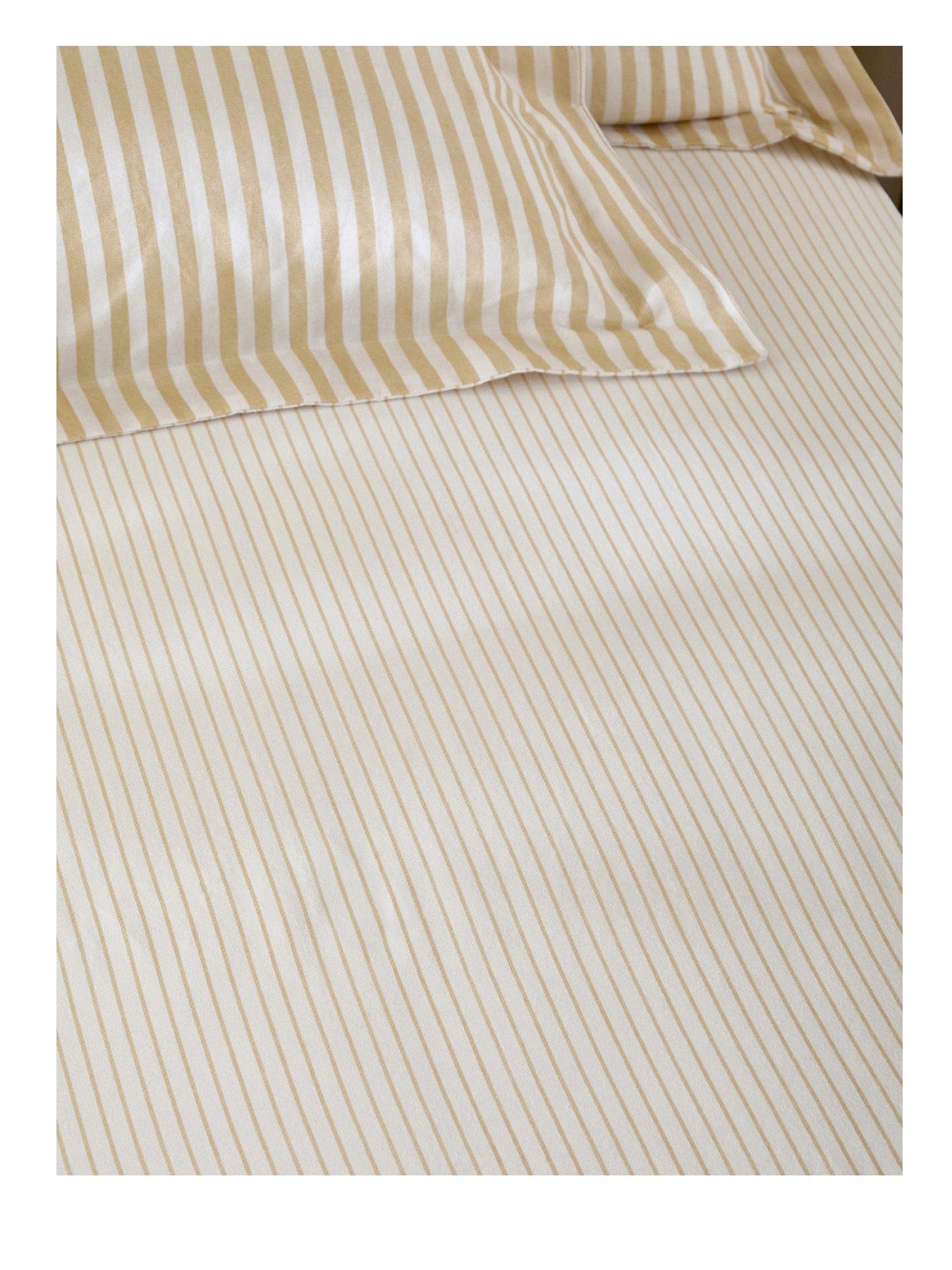  image of yard-hebden-100-cotton-fitted-sheet-or-pillowcases-yellow