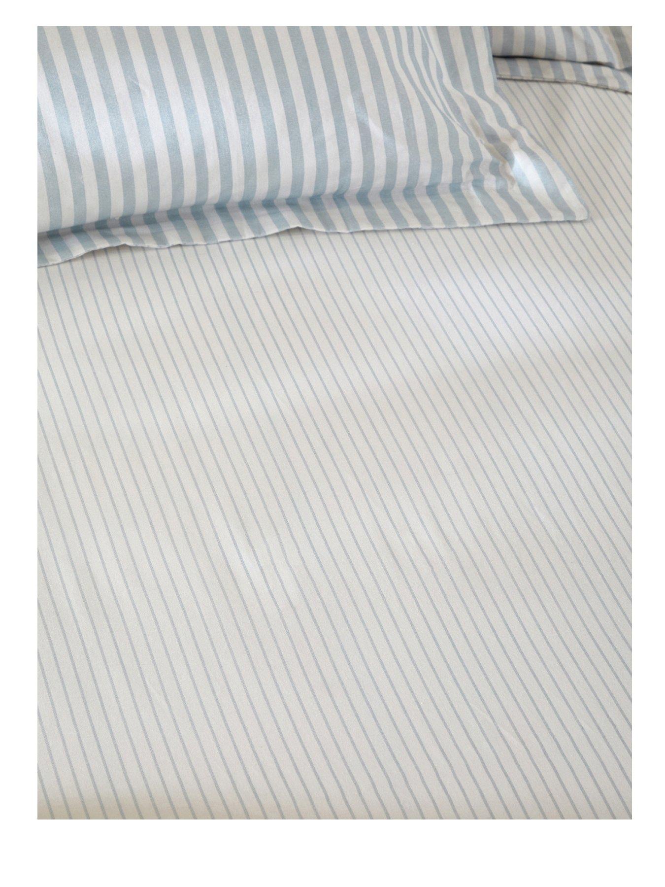 Image 2 of 2 of Yard Hebden 100% Cotton Fitted Sheet or Pillowcases - Mineral Blue