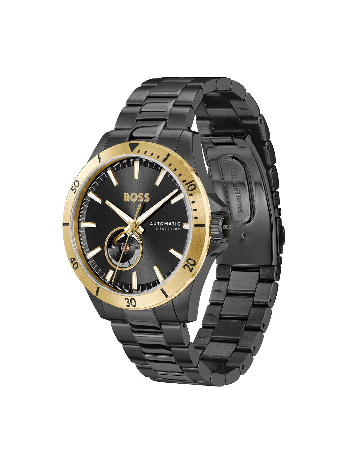  image of boss-troper-automatic-mens-watch-black