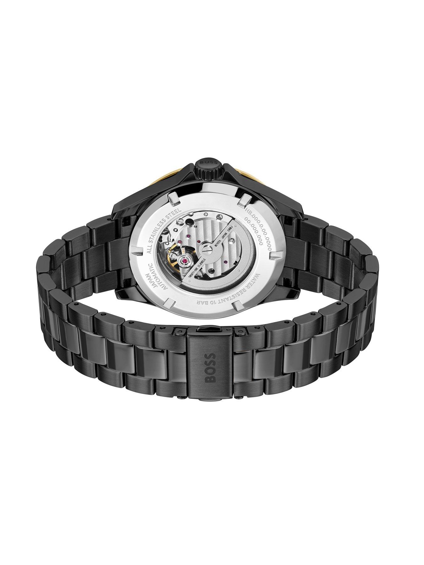  image of boss-troper-automatic-mens-watch-black