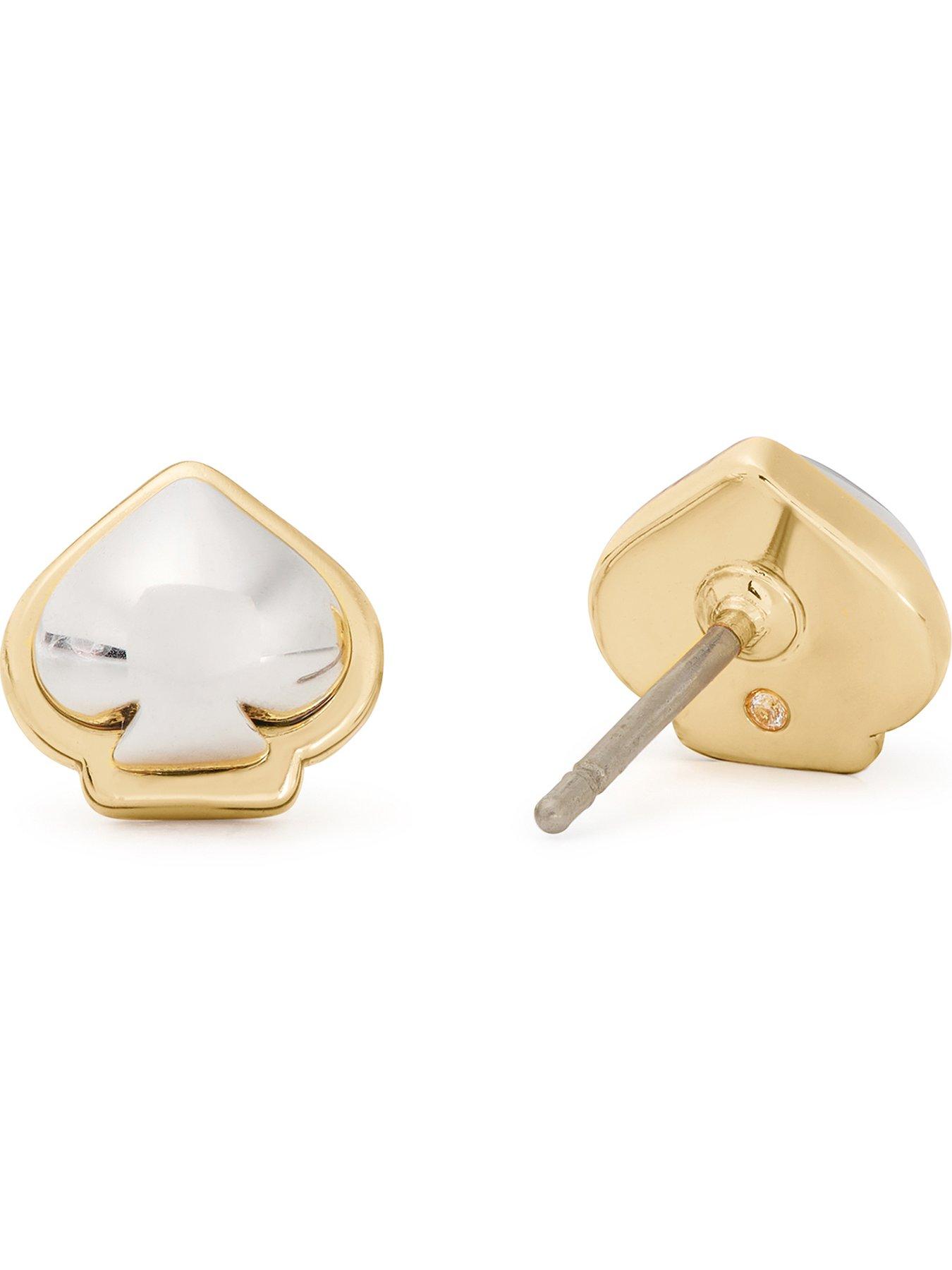 Image 1 of 3 of Kate Spade New York Sculpted Mini Studs - Silver