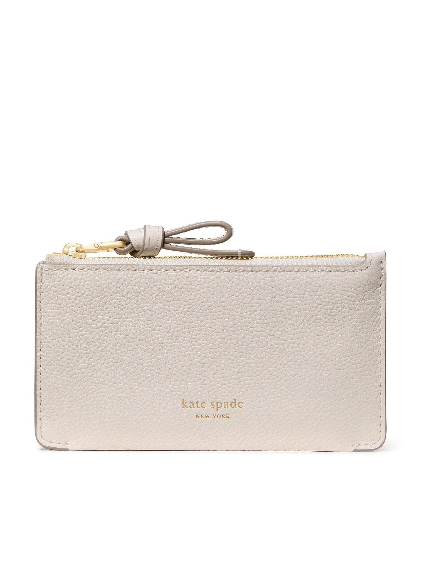 Kate Spade New York Loop Zip Card Case - Cream