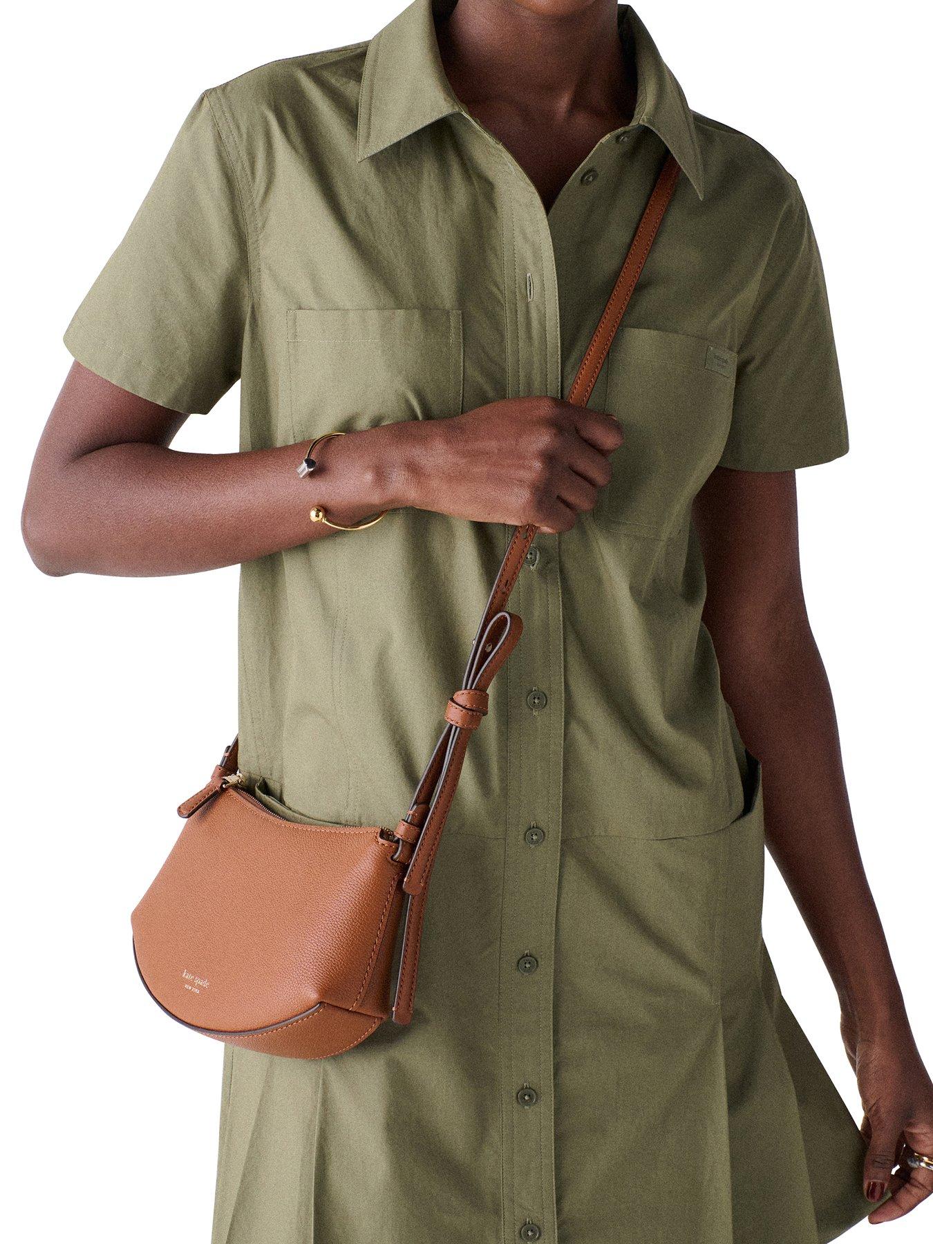 Image 2 of 5 of Kate Spade New York Loop Pebbled Leather Crossbody