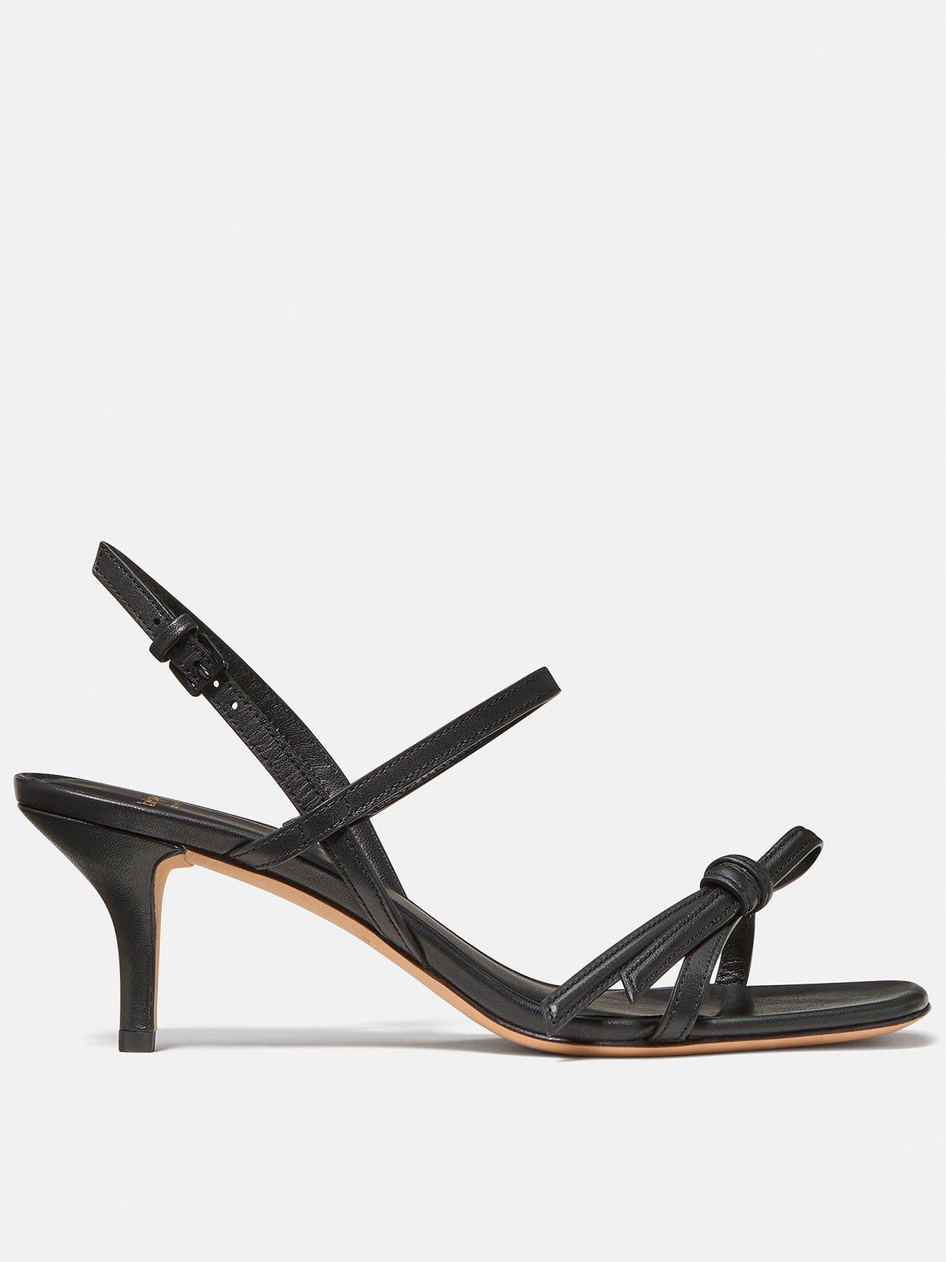 Image 1 of 3 of Kate Spade New York Loop Kitten Heel Sandal - Black