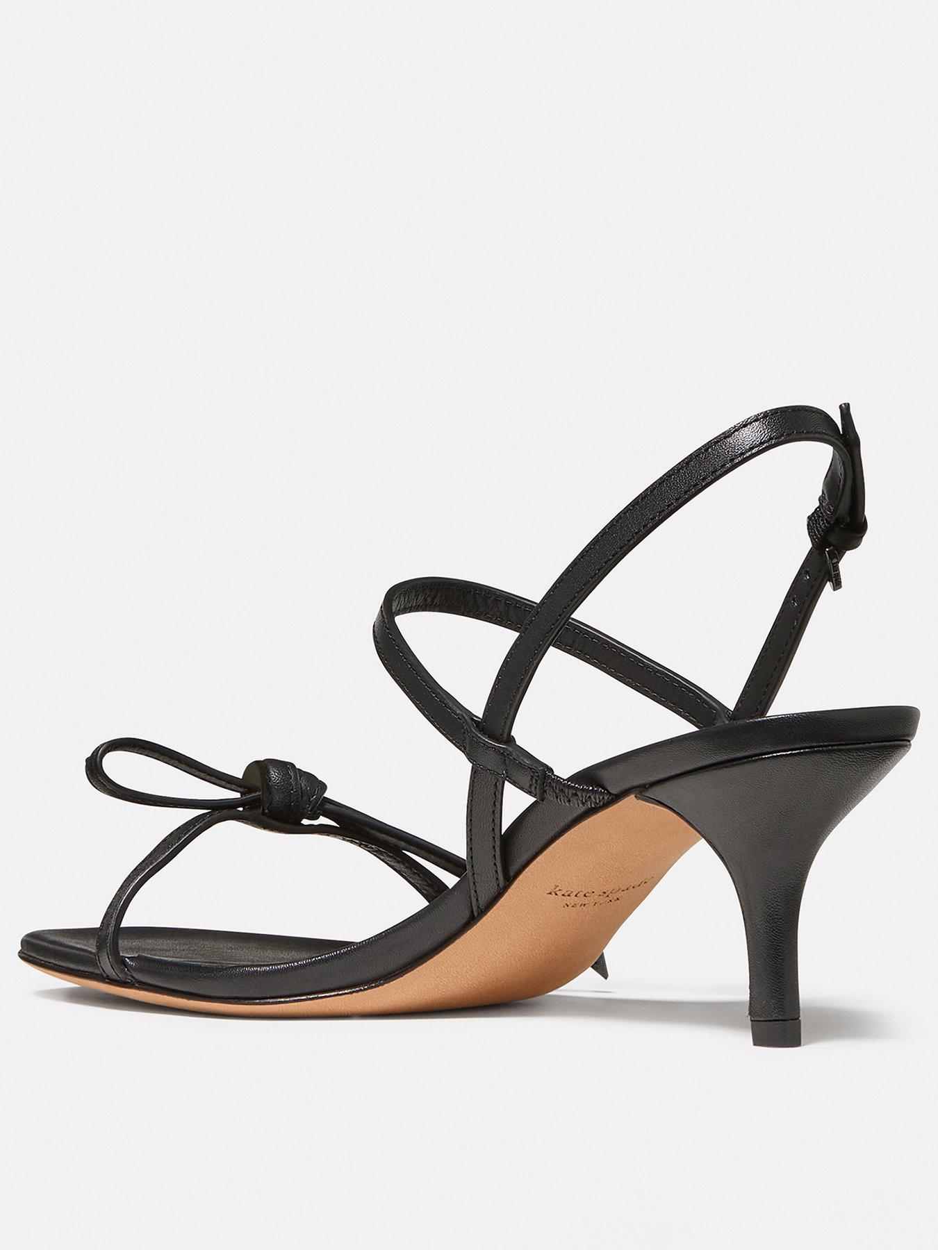 Image 3 of 3 of Kate Spade New York Loop Kitten Heel Sandal - Black