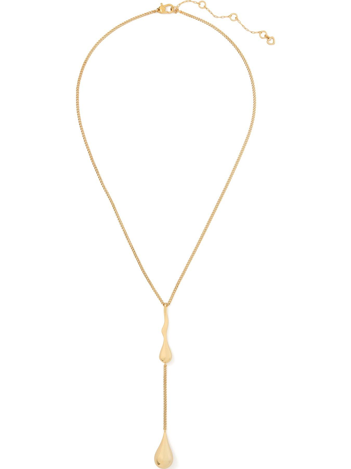 Kate Spade New York Molten Lariat Necklace - Gold