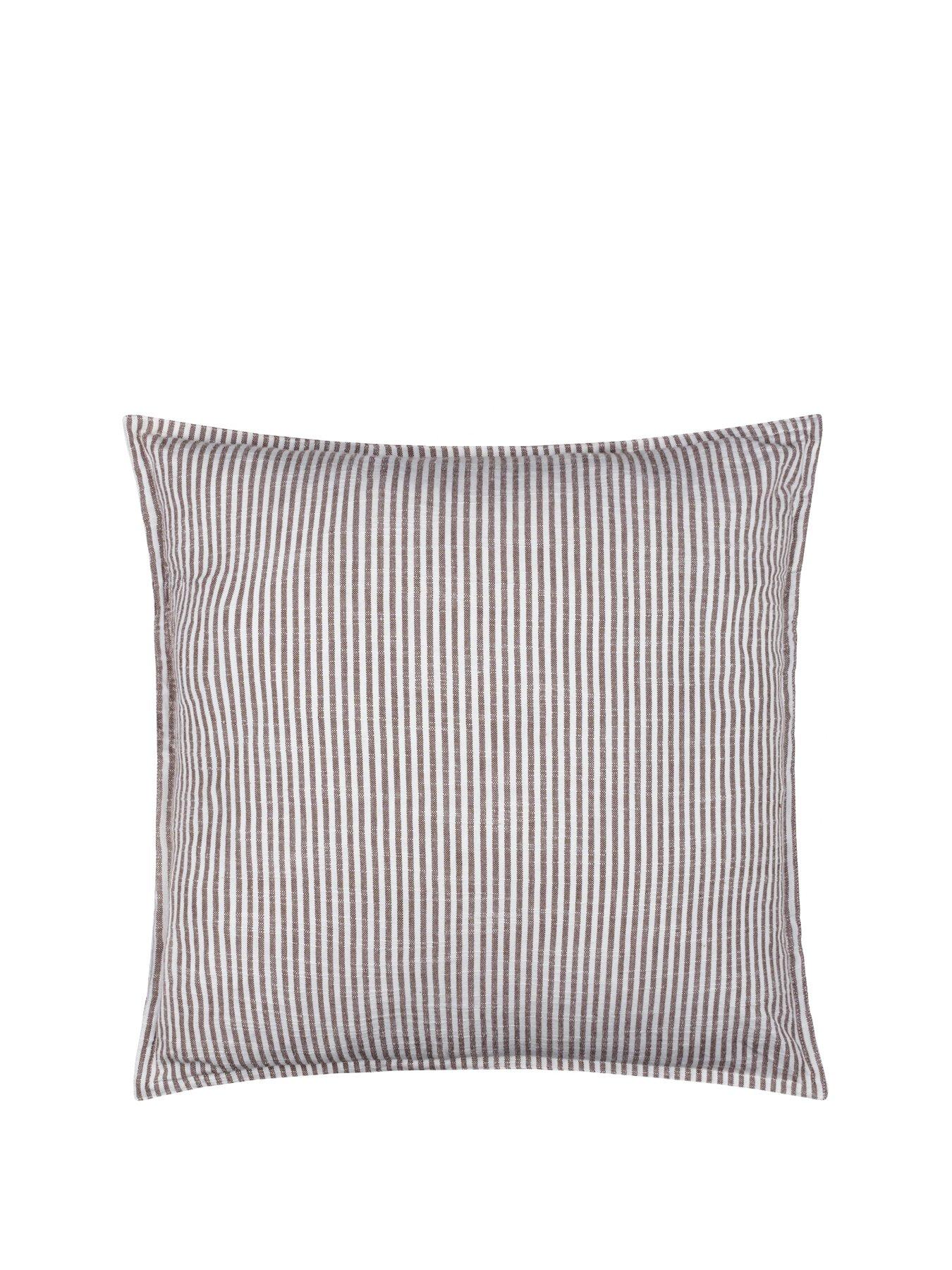  image of yard-truro-45x45-polyester-cushion-chocolate