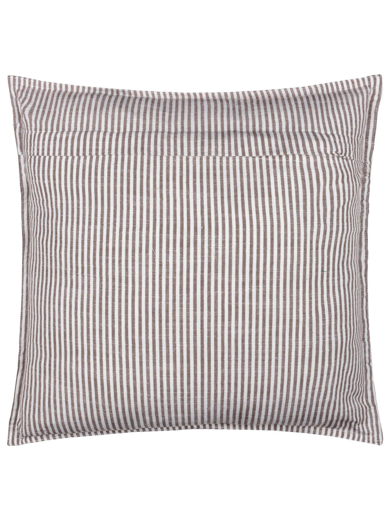  image of yard-truro-45x45-polyester-cushion-chocolate