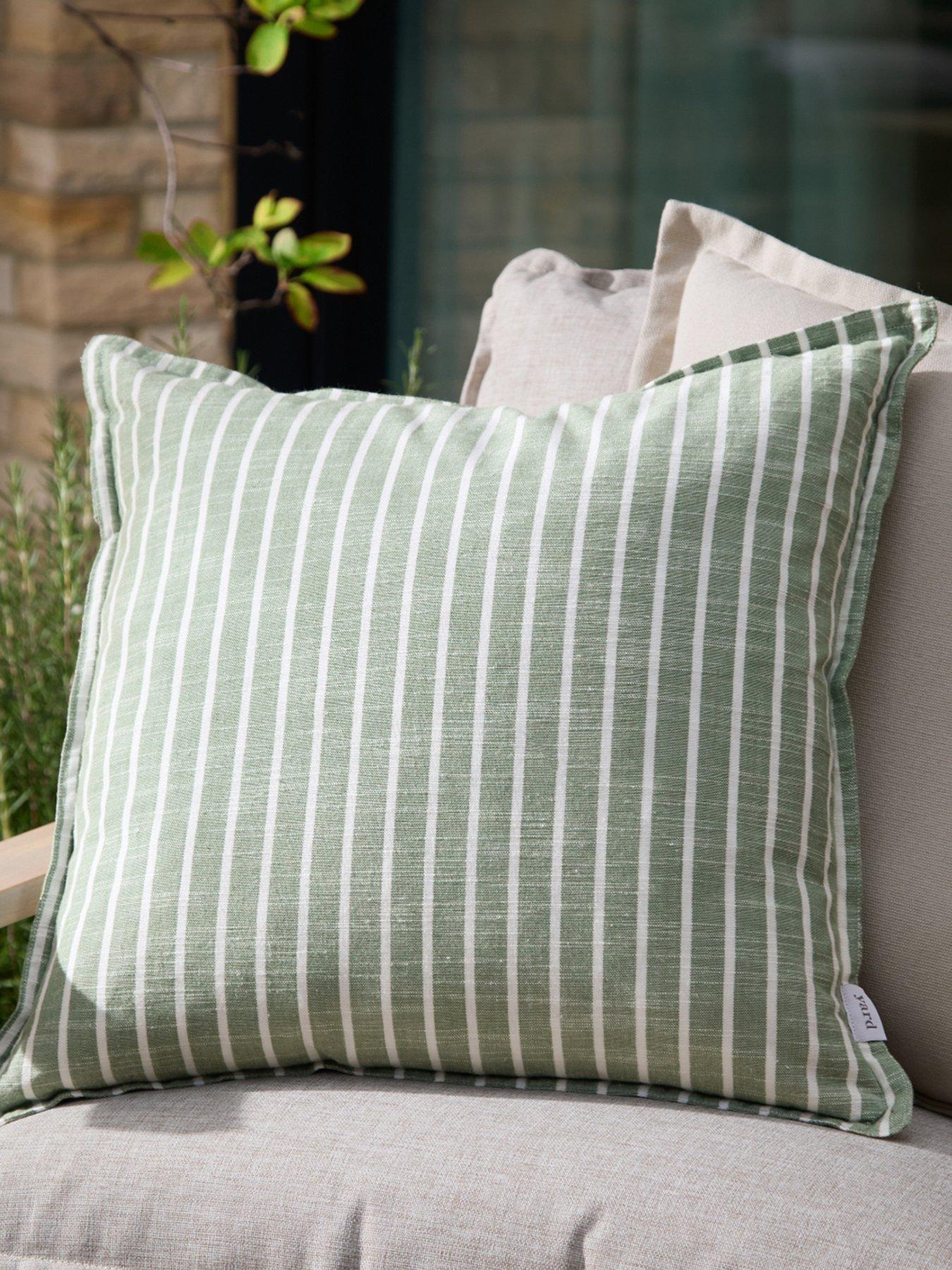 front image of yard-hessle-stripe-45x45-outdoor-polyester-cushion