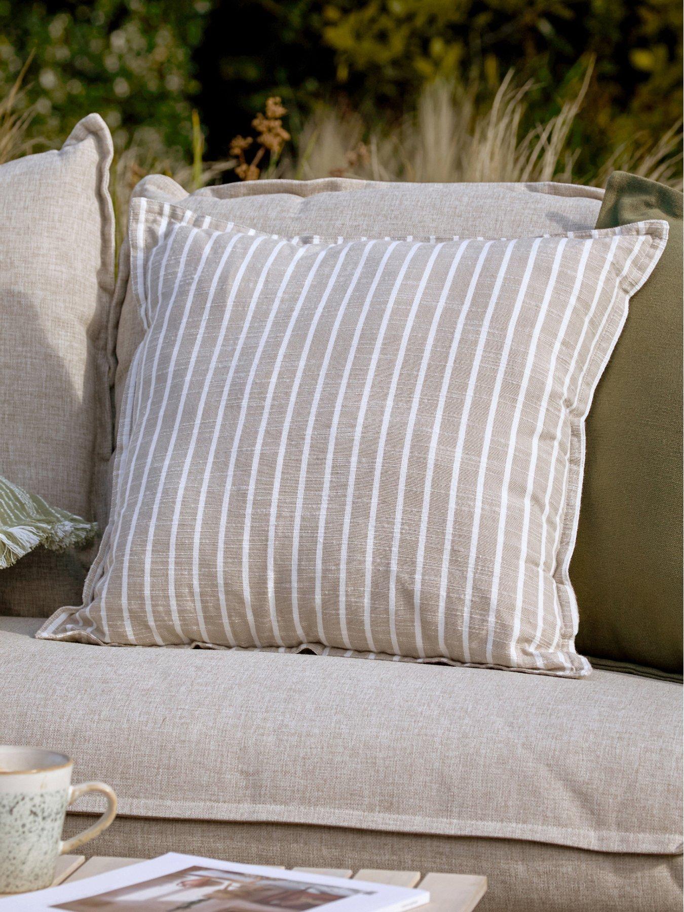 Yard Hessle Stripe 45X45 Outdoor Polyester Cushion