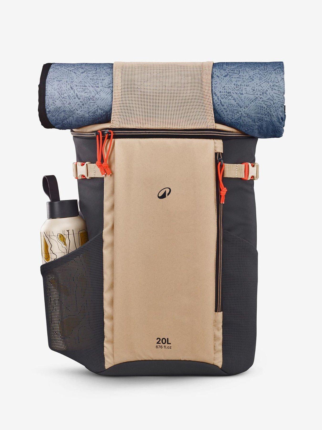 stillFront image of decathlon-ice-backpack-100-20l-beige