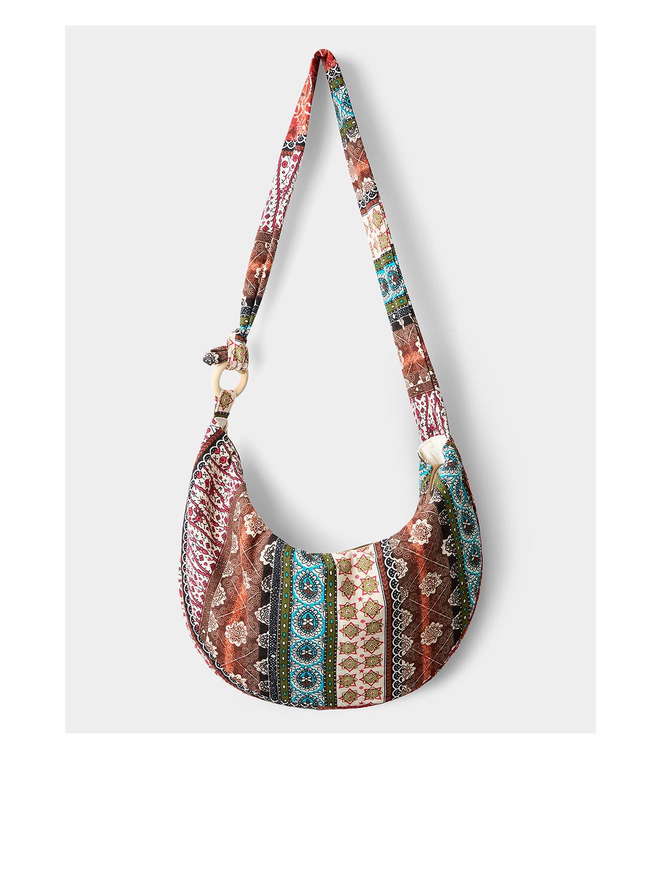 Image 1 of 4 of Joe Browns Es Cana Patchwork Print Bag - Multi