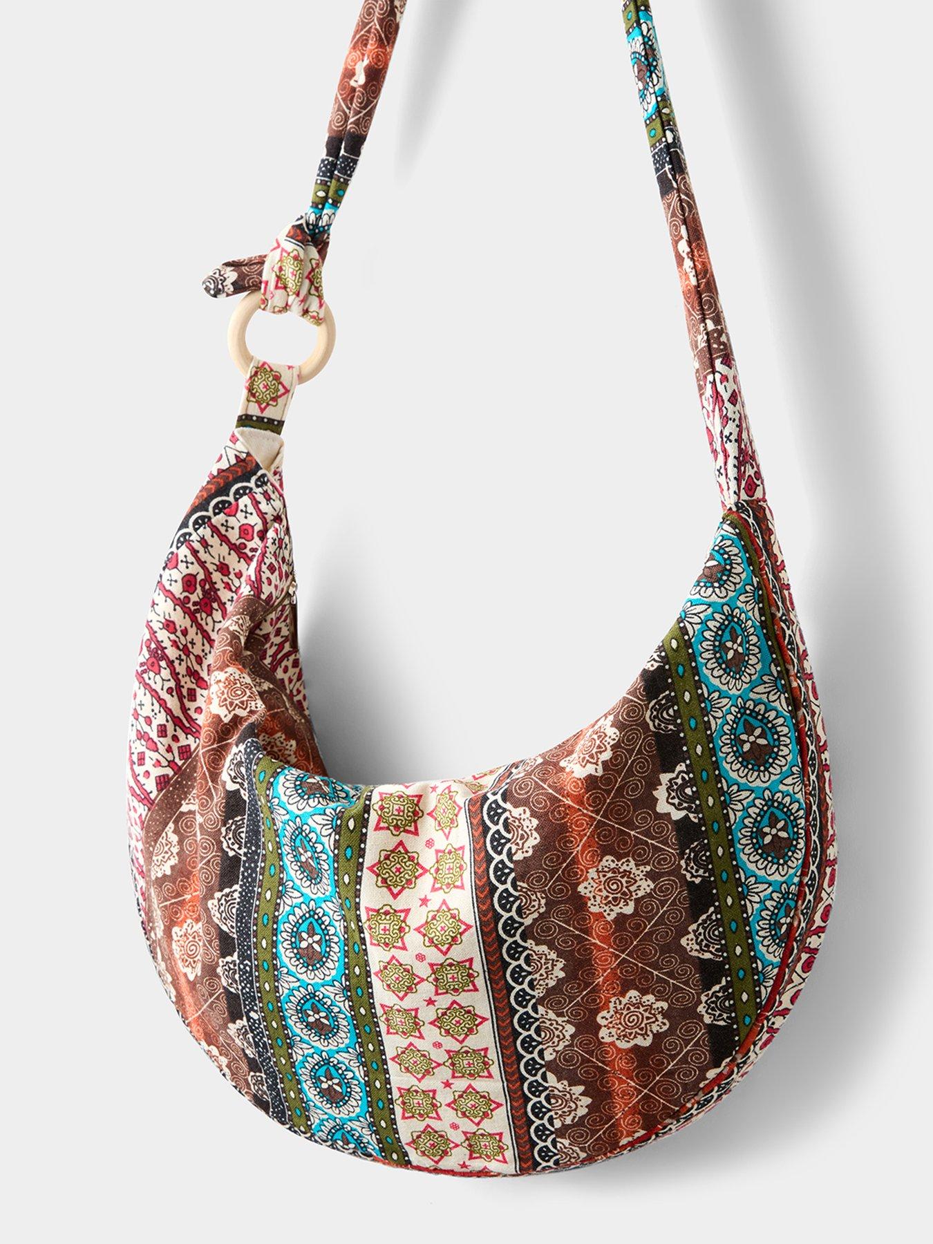 Image 2 of 4 of Joe Browns Es Cana Patchwork Print Bag - Multi