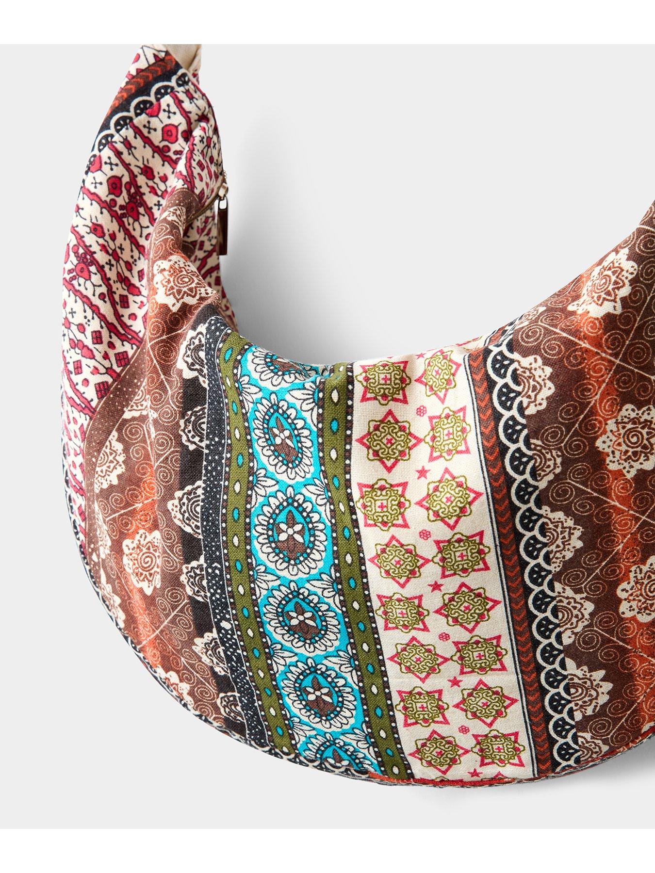 Image 4 of 4 of Joe Browns Es Cana Patchwork Print Bag - Multi