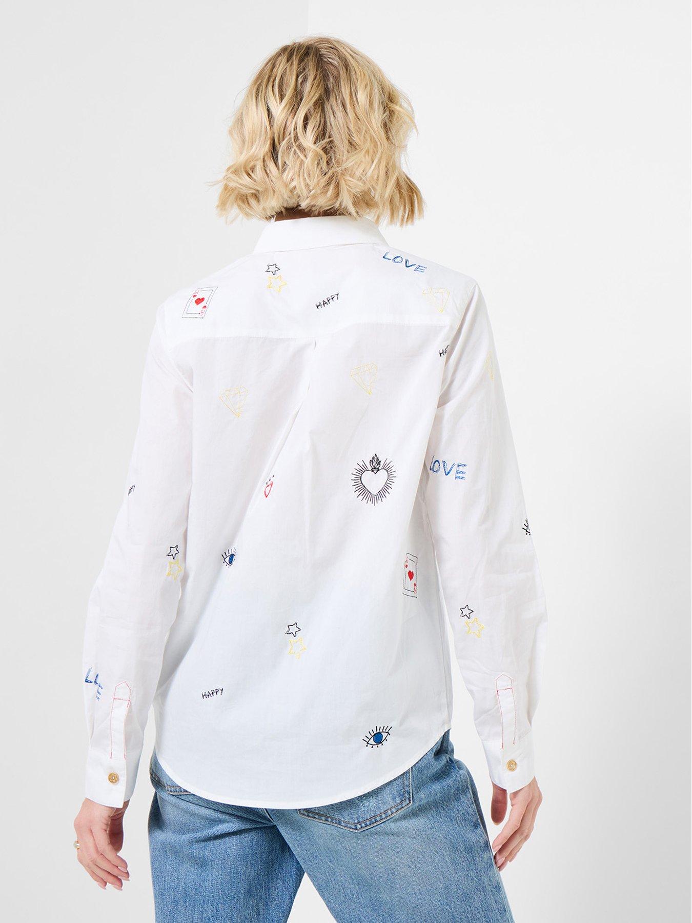 Image 2 of 5 of Joe Browns Joe's Embroidered Shirt - White