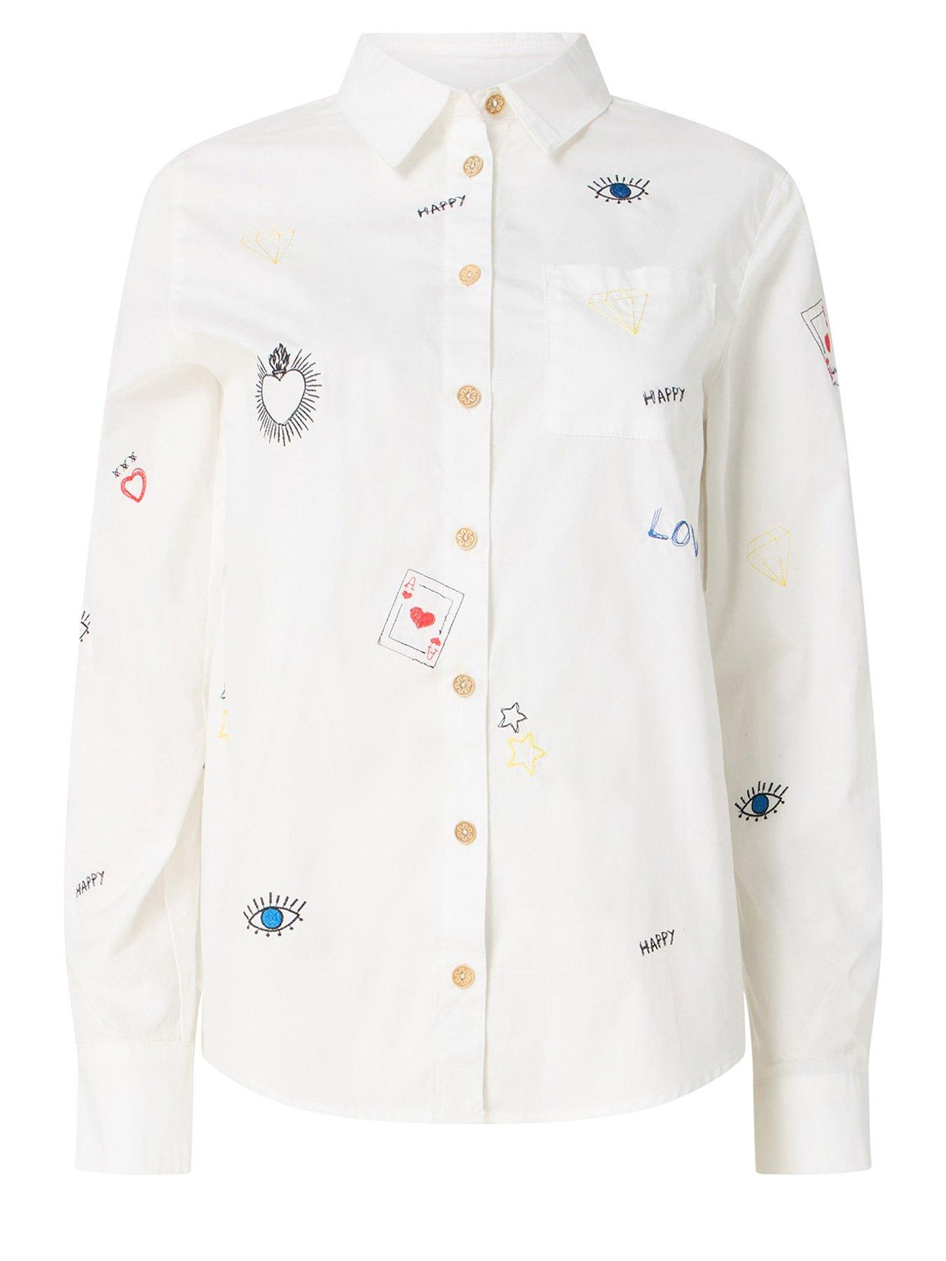 Image 5 of 5 of Joe Browns Joe's Embroidered Shirt - White