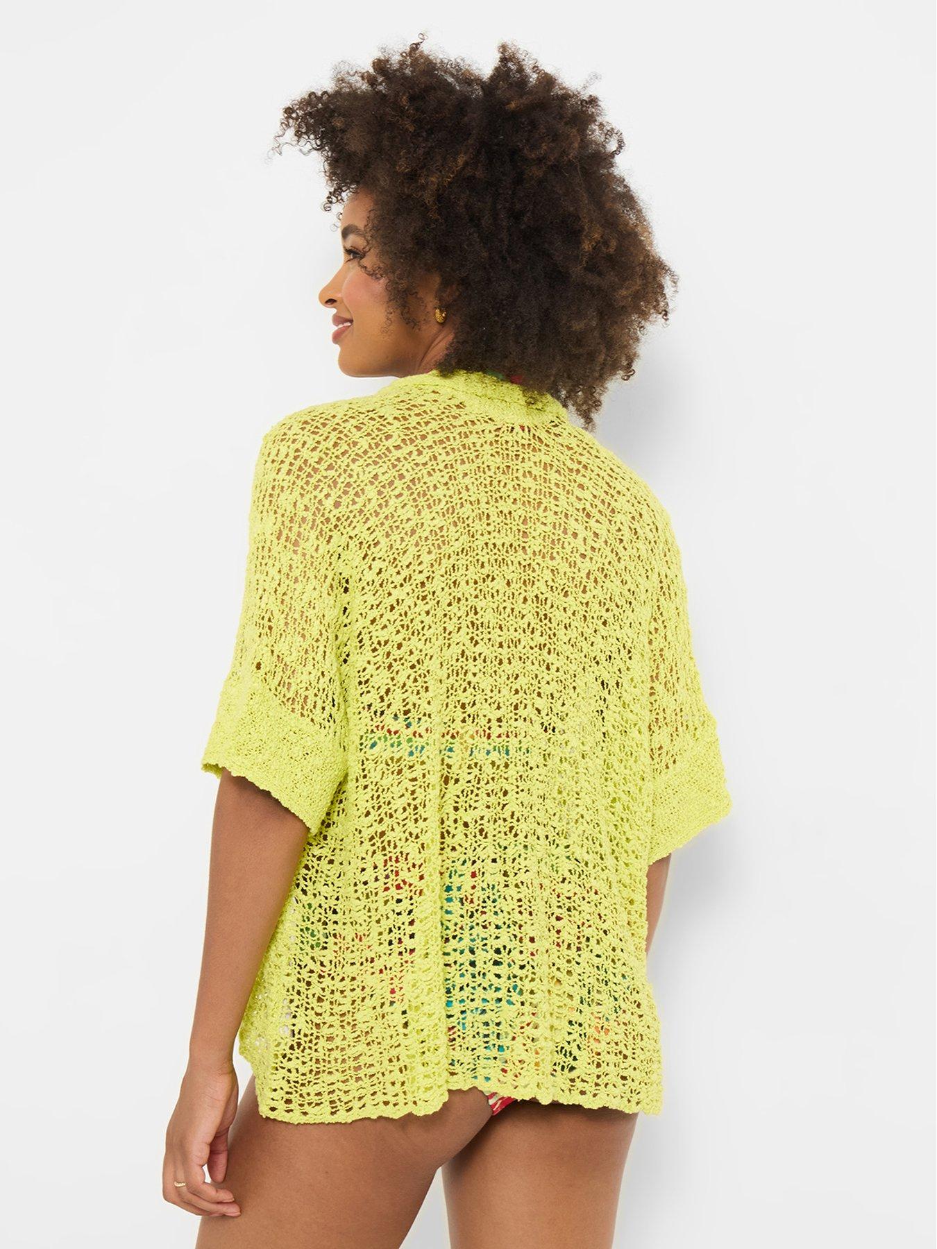 Image 4 of 5 of Joe Browns Edge To Edge Popcorn Cardigan - Green
