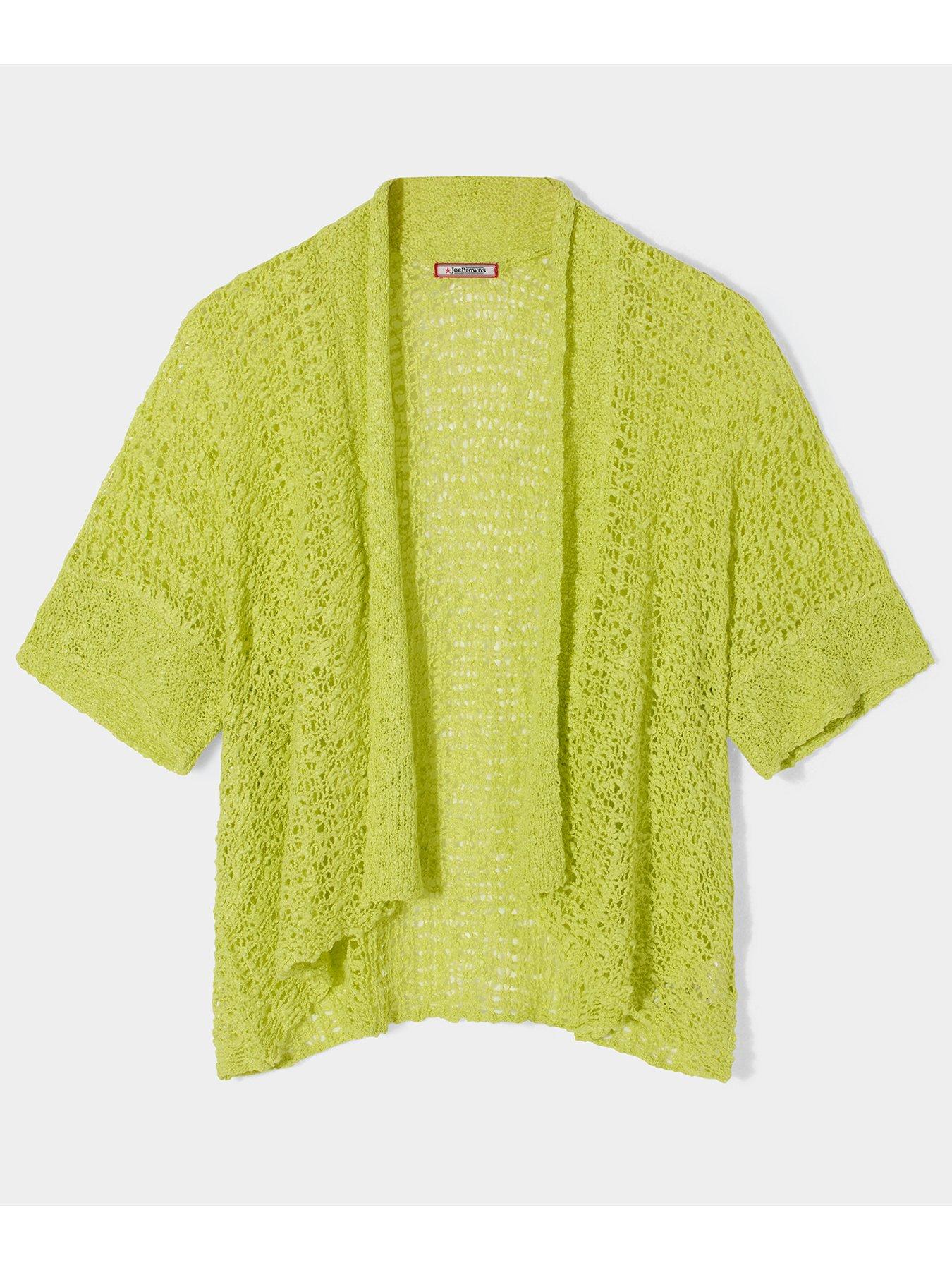 Image 5 of 5 of Joe Browns Edge To Edge Popcorn Cardigan - Green