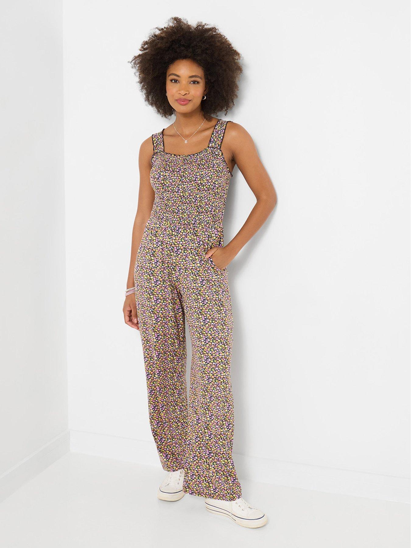 Image 1 of 5 of Joe Browns Summer Days Jersey Jumpsuit - Black