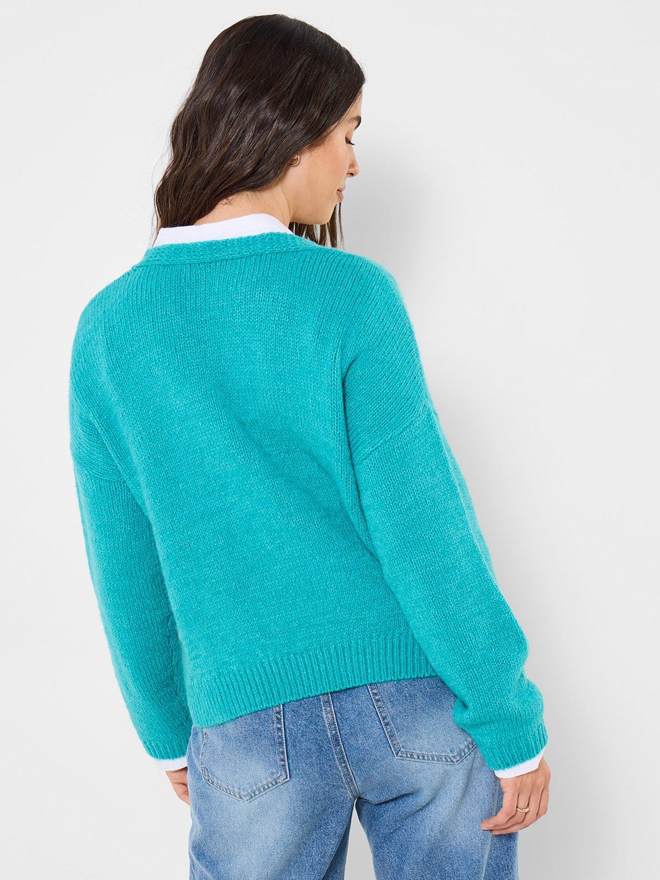 Image 2 of 5 of Joe Browns Celia V- Neck Cardigan - Blue