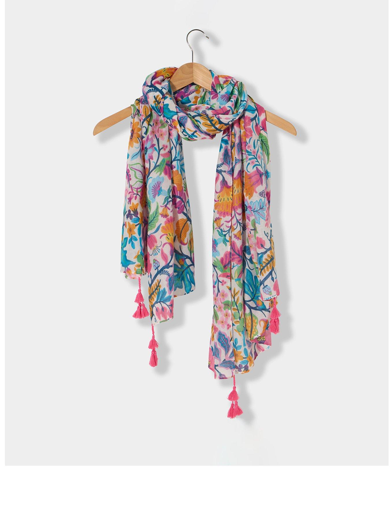 Joe Browns Enchanted Garden Tassel Scarf - Multi
