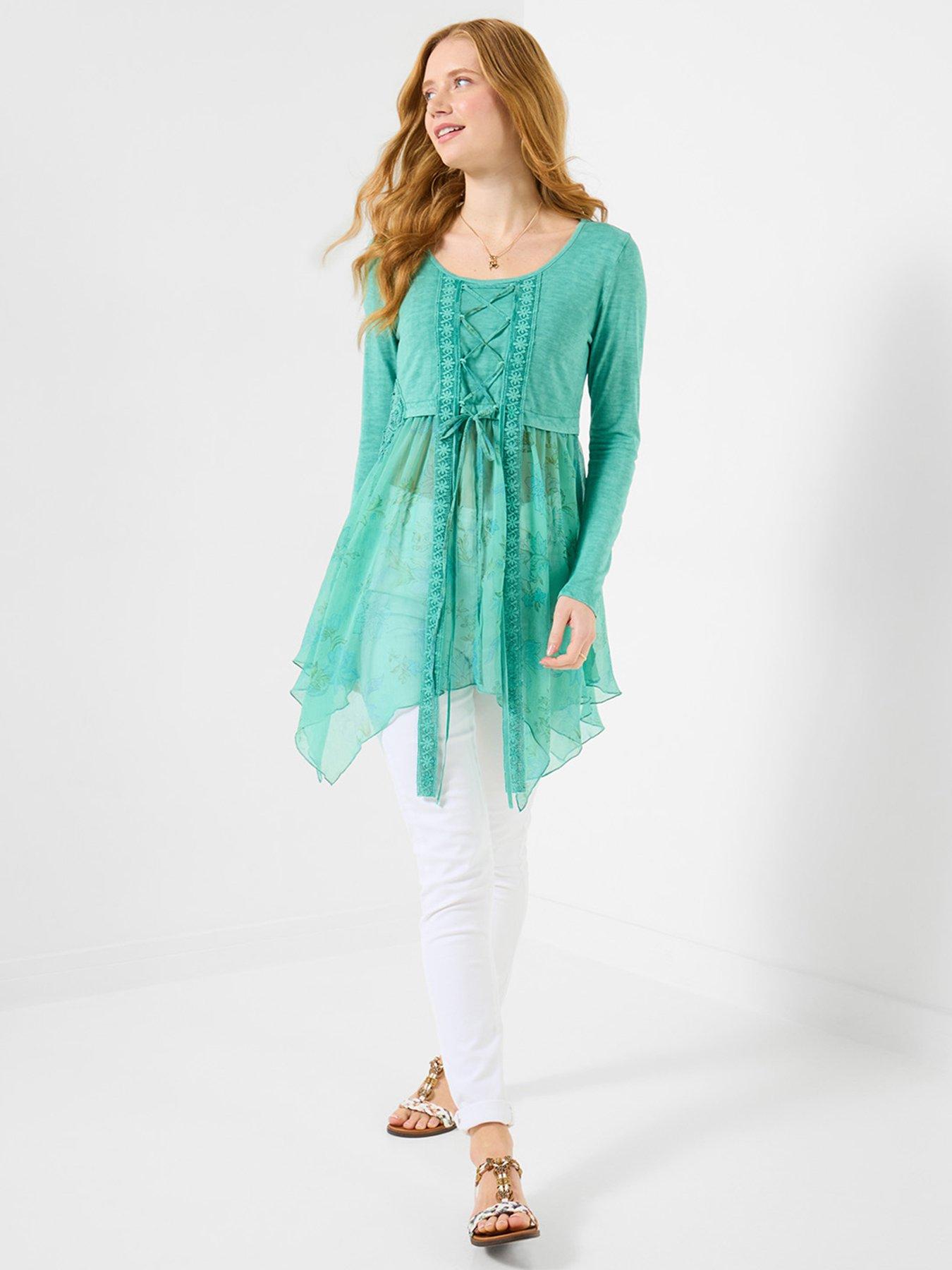 Image 4 of 6 of Joe Browns Dare To Be Different Jersey Tunic Top - Blue