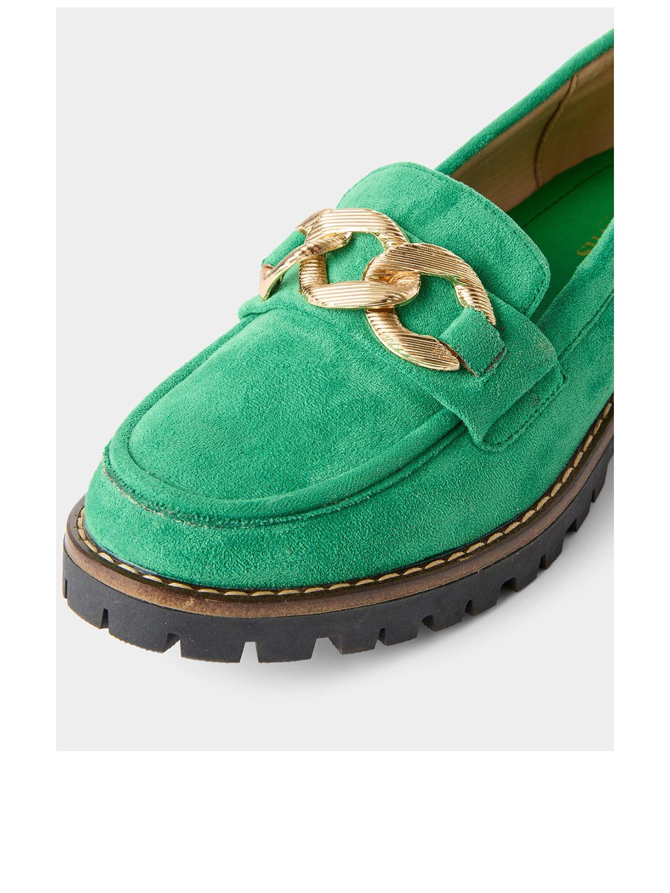  image of joe-browns-adeline-loafers-green