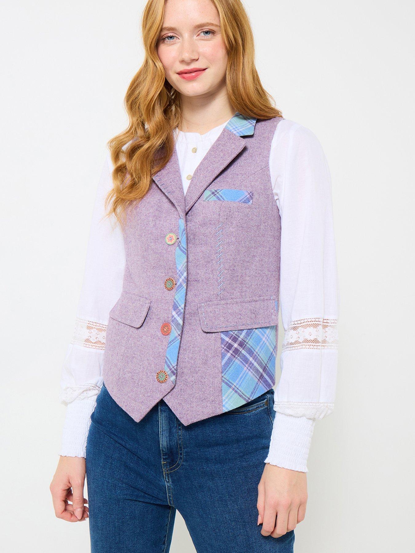 joe-browns-mix-it-up-tweed-waistcoat-purple