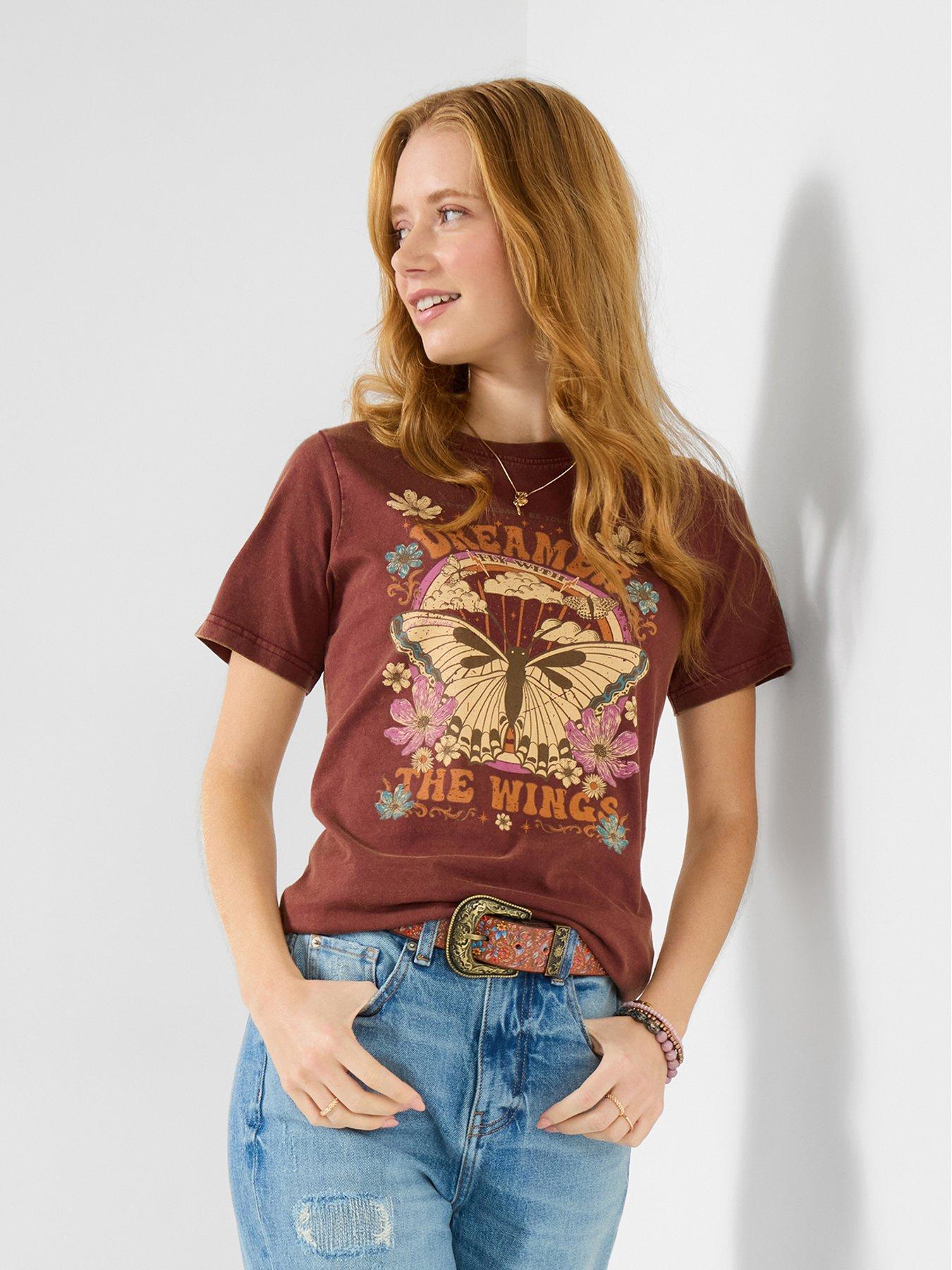 Joe Browns Dreamer Graphic T-Shirt - Brown