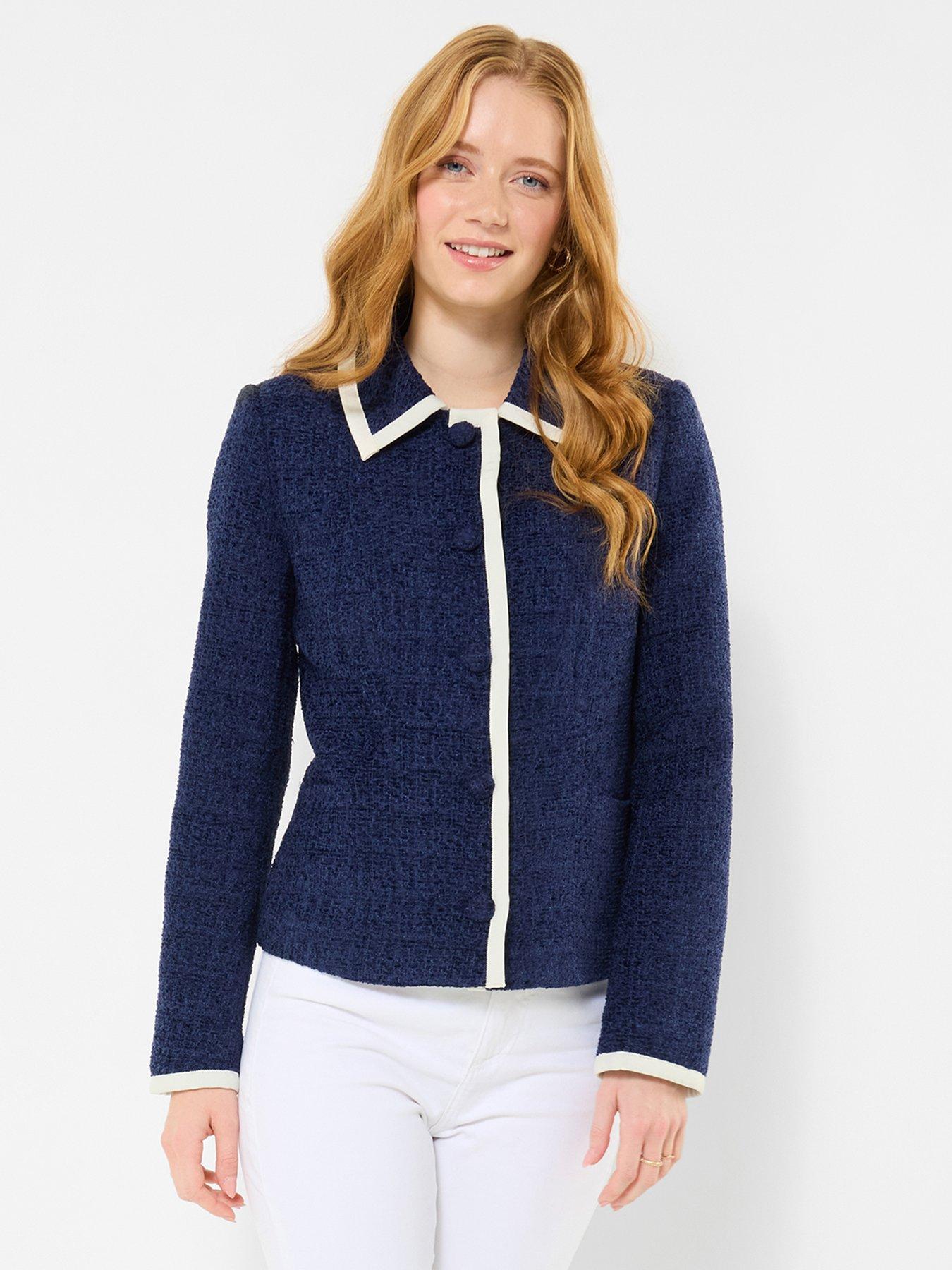 Joe Browns Lauren Tweed Jacket - Blue