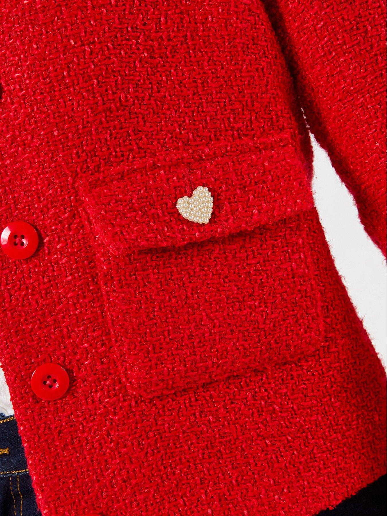  image of joe-browns-all-heart-boucle-jacket-red