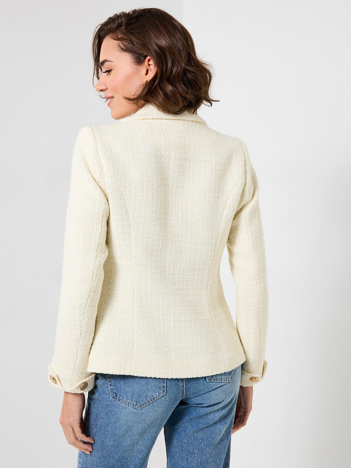 Image 2 of 6 of Joe Browns So Sophisticated Boucle Jacket - Cream