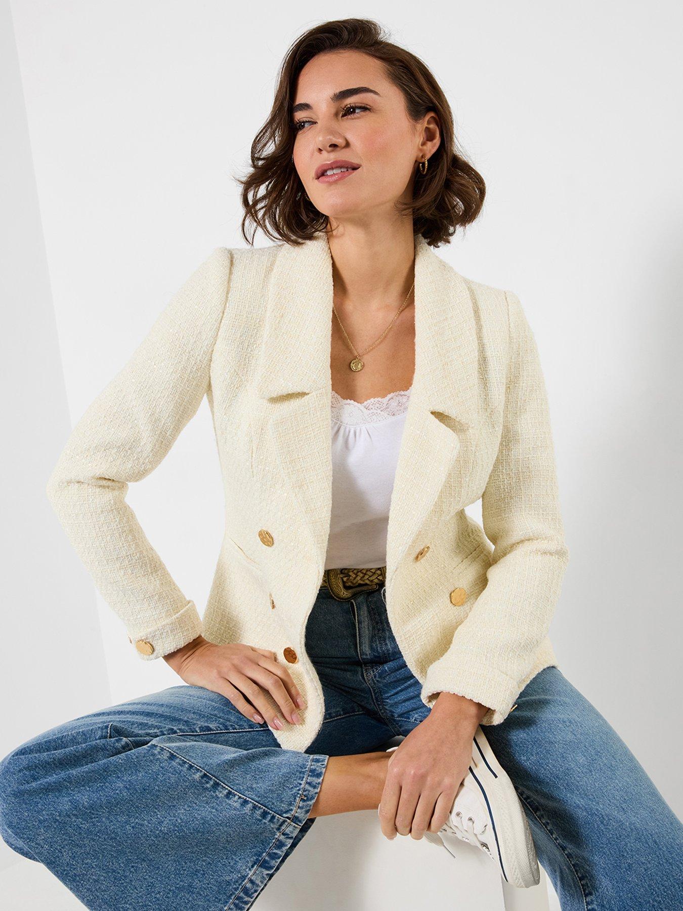 Image 3 of 6 of Joe Browns So Sophisticated Boucle Jacket - Cream